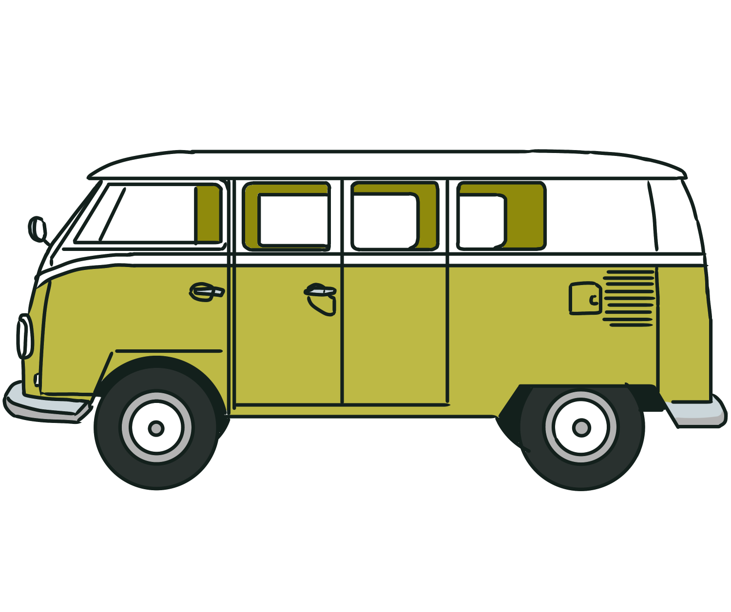 車 おしゃれ フォルクスワーゲン かわいい イラスト